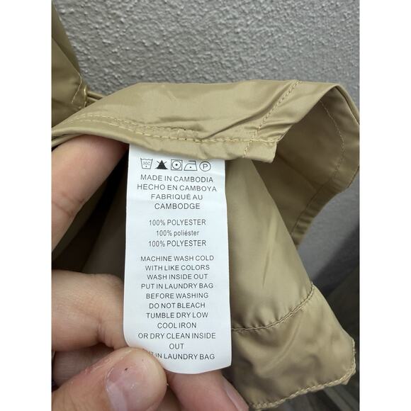 Michael Kors Womens Jacket Size Small Gold Zip Up Hooded Adjustable - Picture 5 of 10